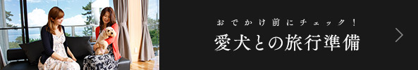 愛犬との旅行準備